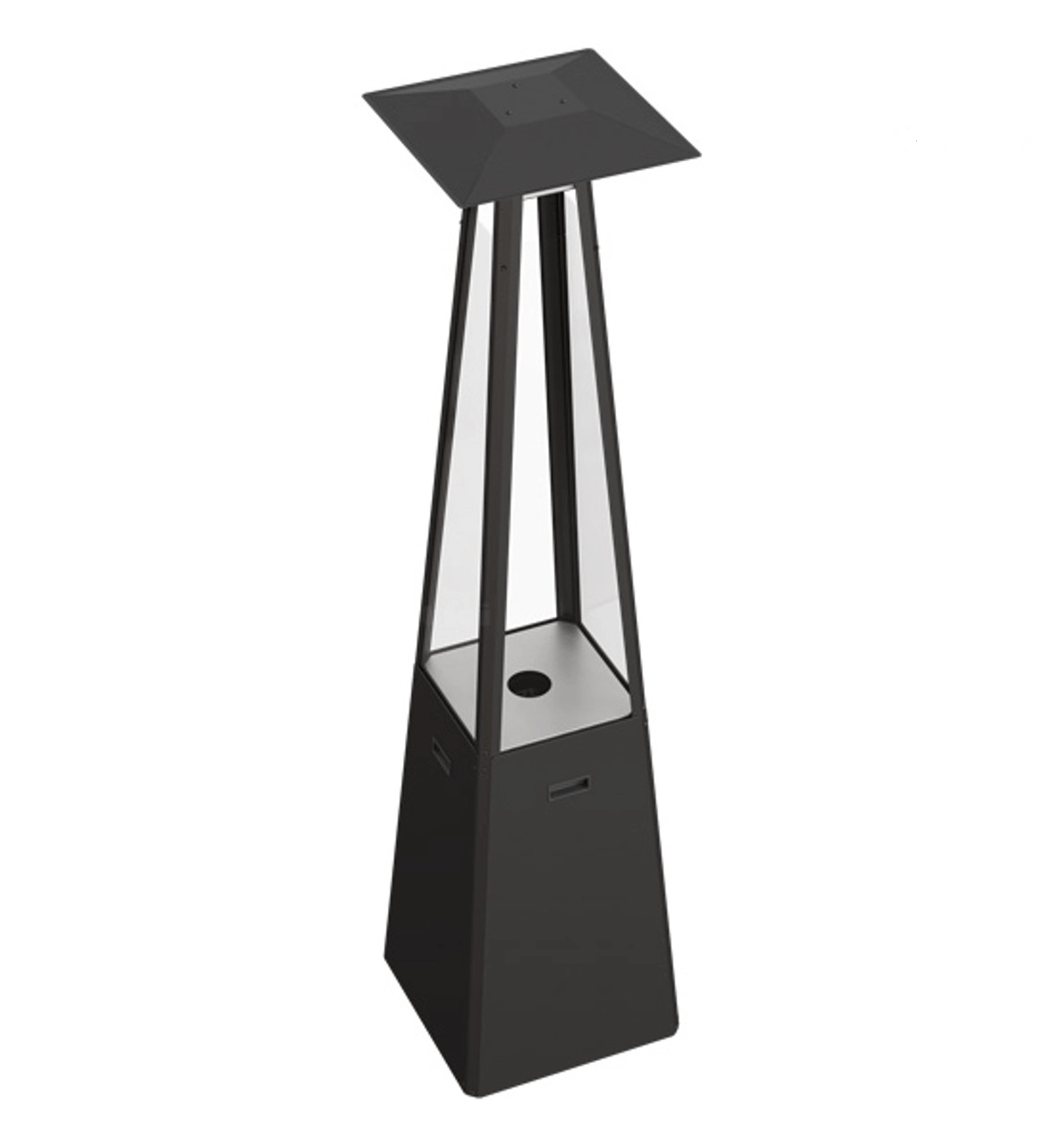 DuraFlue Woodford Umbrella Gas Patio Heater Black Simply Stoves