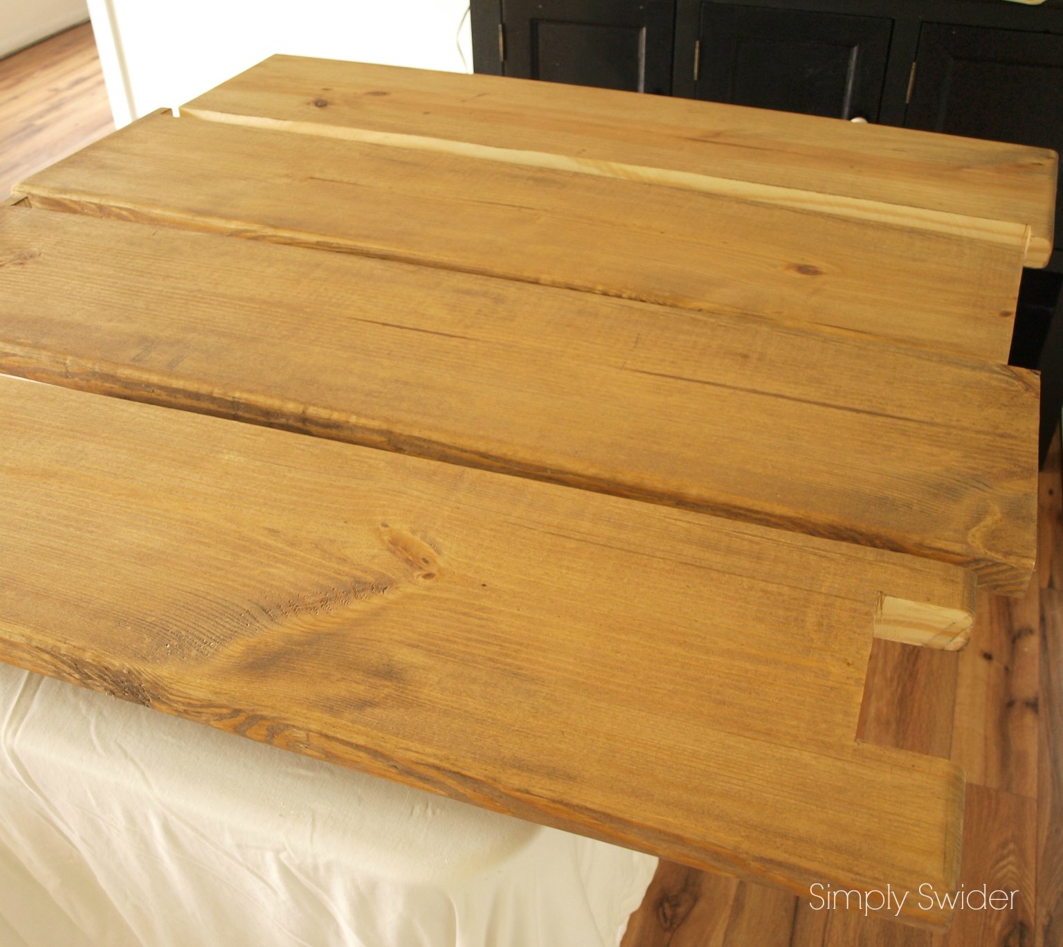 How to make wood stairs treads for cheap