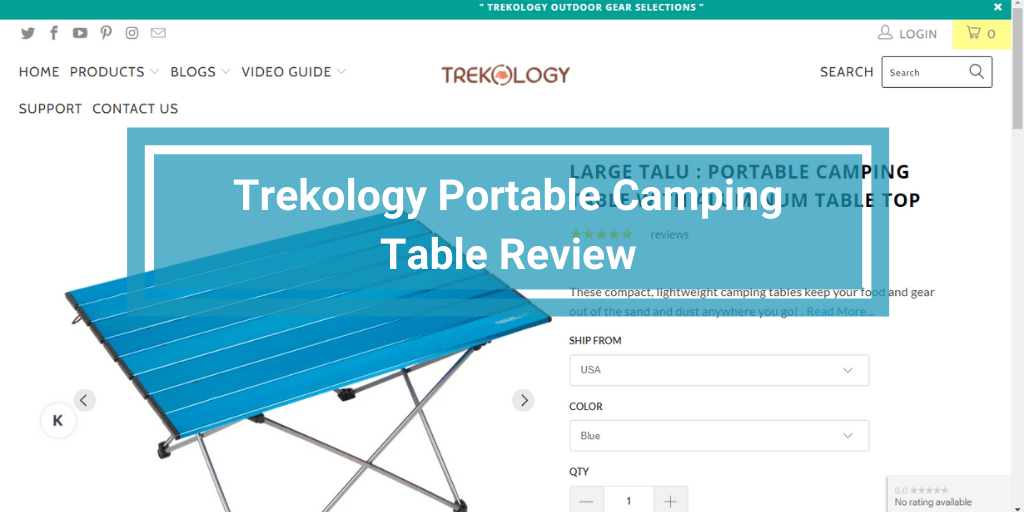 Trekology Portable Camping Table Must Have Tailgating Table?