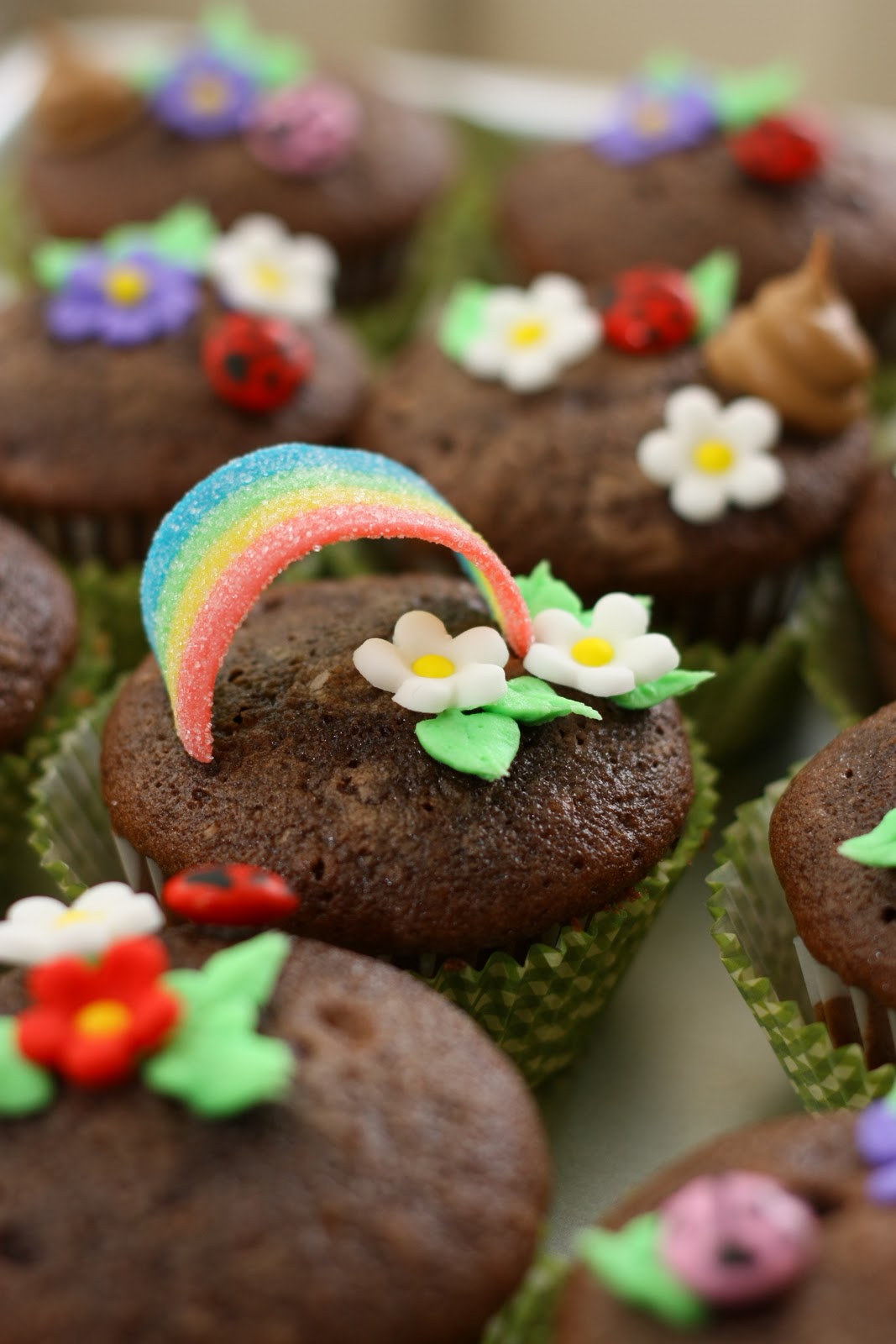 Decorated Brownies Simply Tale