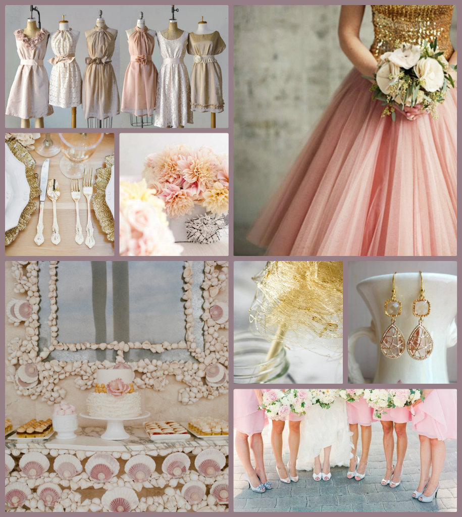 Peach Blush pink Coral {Wedding Inspiration} Simply Tale