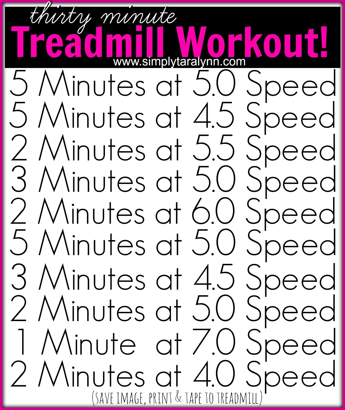Friday’s Treadmill & Strength Training Workout + Post Fuel