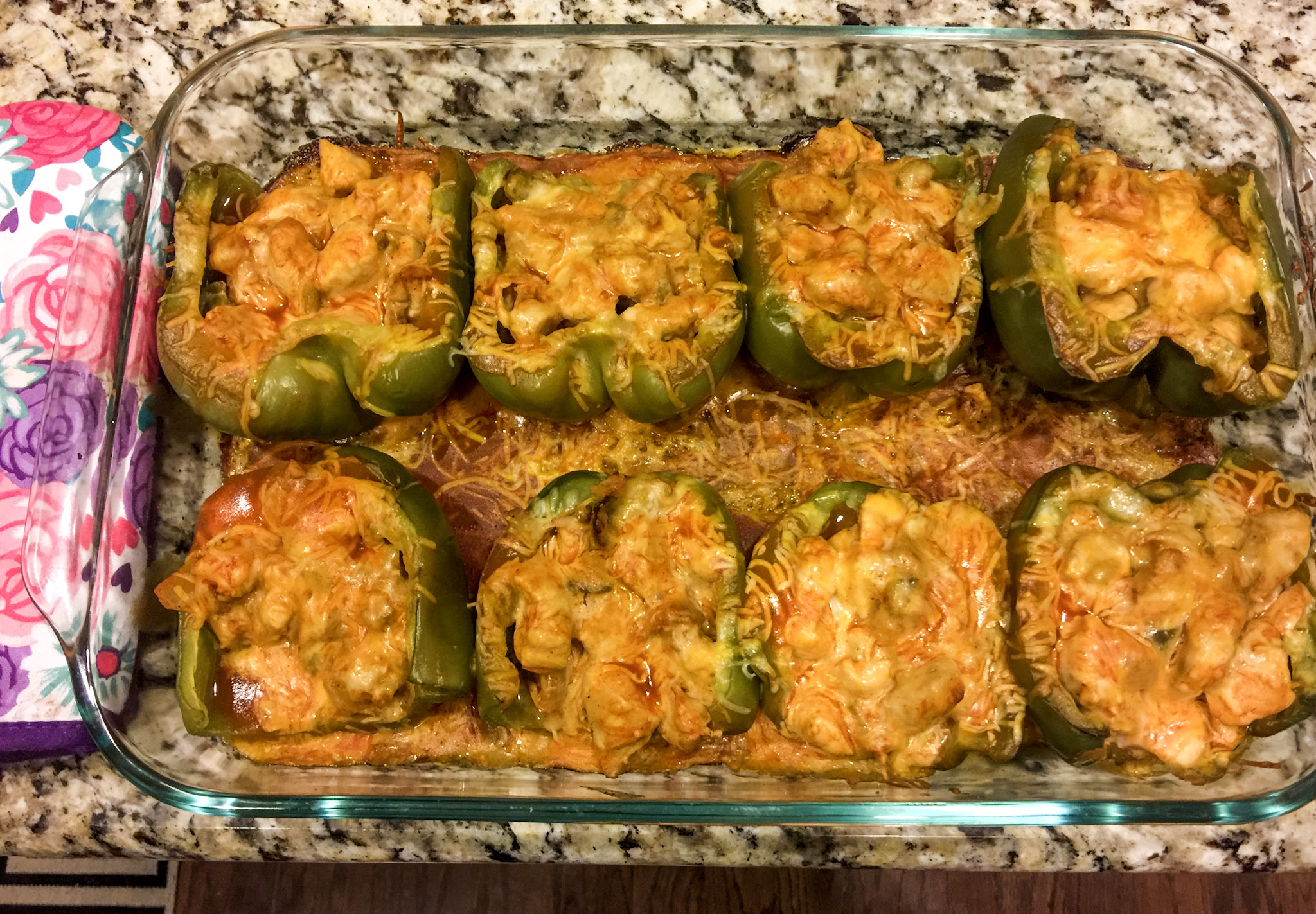 Chicken Enchilada Stuffed Bell Peppers Simply Taralynn Food