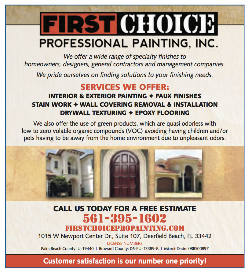 FirstChoice Professional Painting Simply the Best Magazine