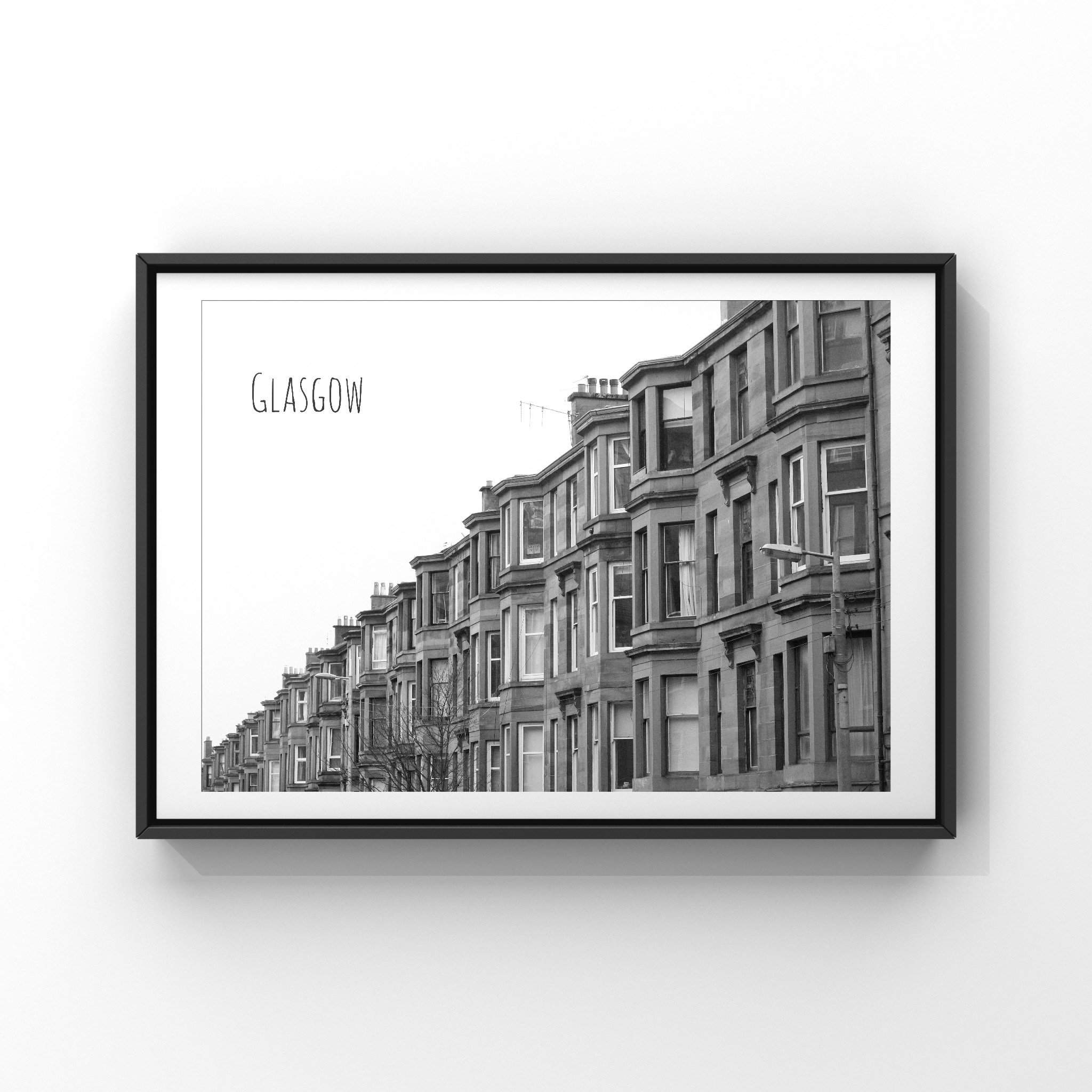 Glasgow Tenement Print Simply The West Prints
