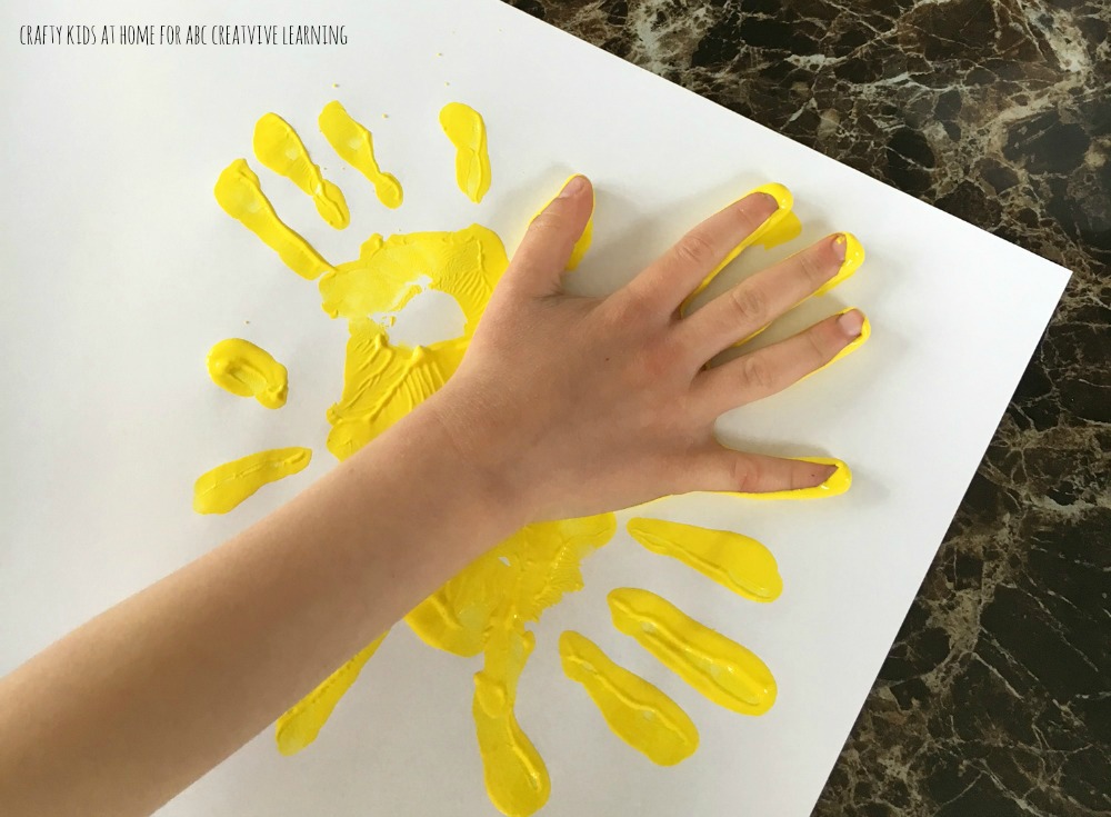 Handprint Sunflowers Simply Today Life