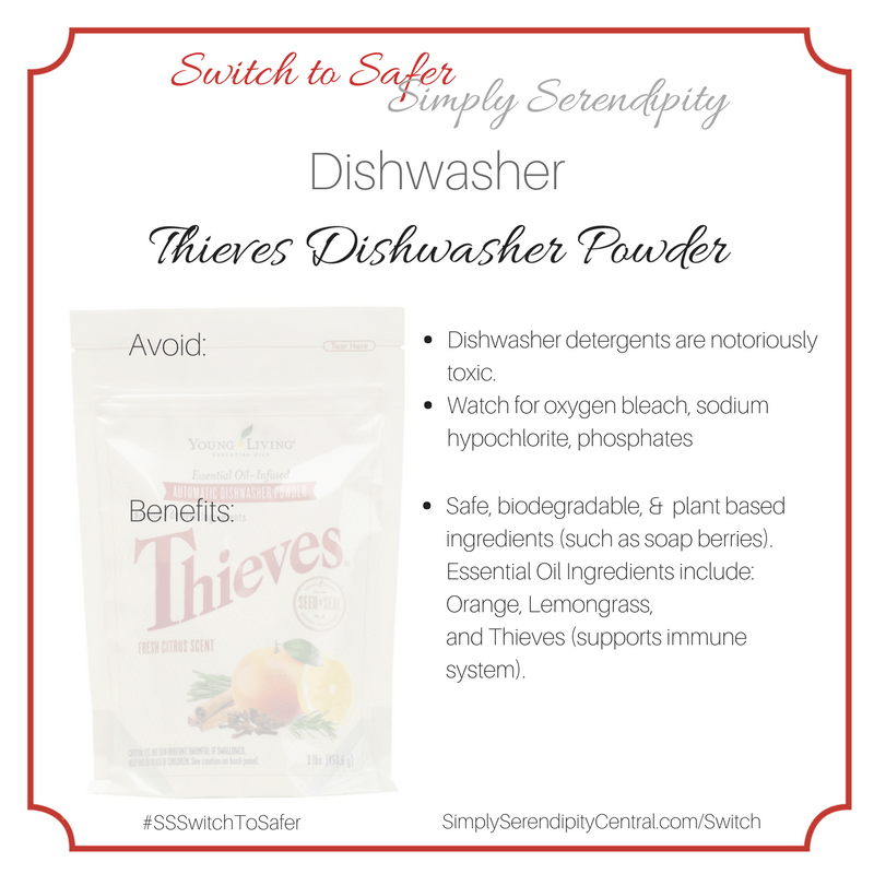 Switch to Safer 4 Dishwasher Detergent & Dish Soap S I M P L Y