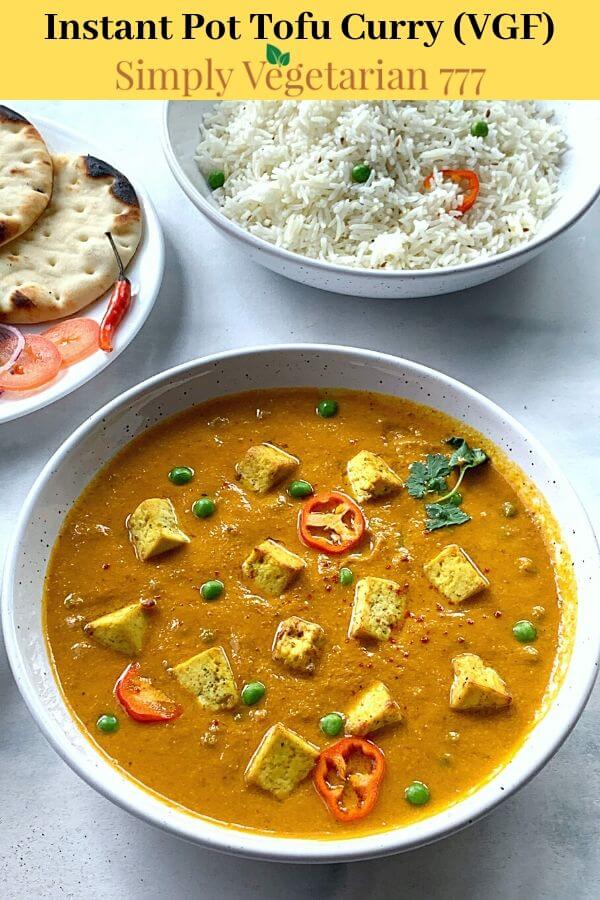 Instant Pot Tofu Curry Recipe Muir Glen Tomatoessimplyvegetarian777