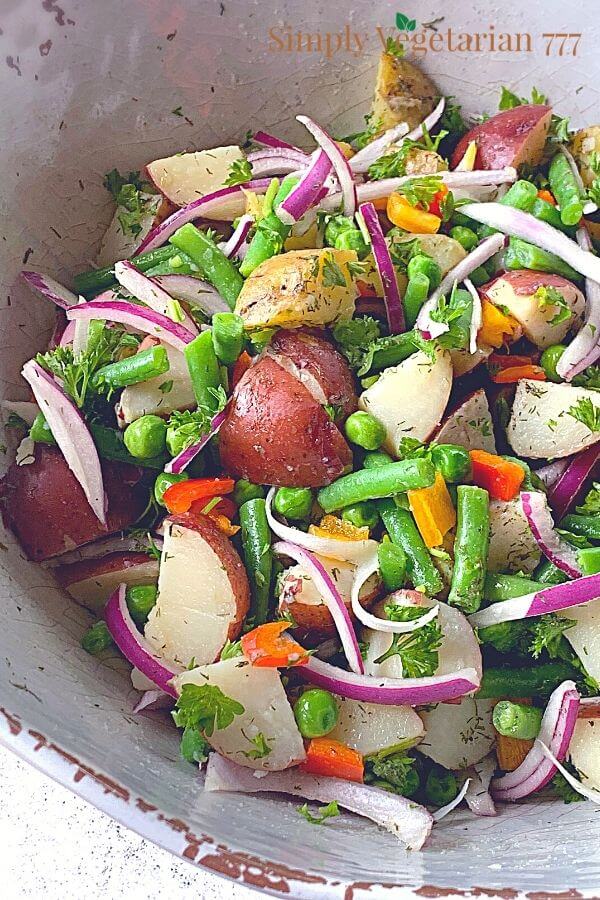 The Best Potato Salad Recipe without Eggs simplyvegetarian777