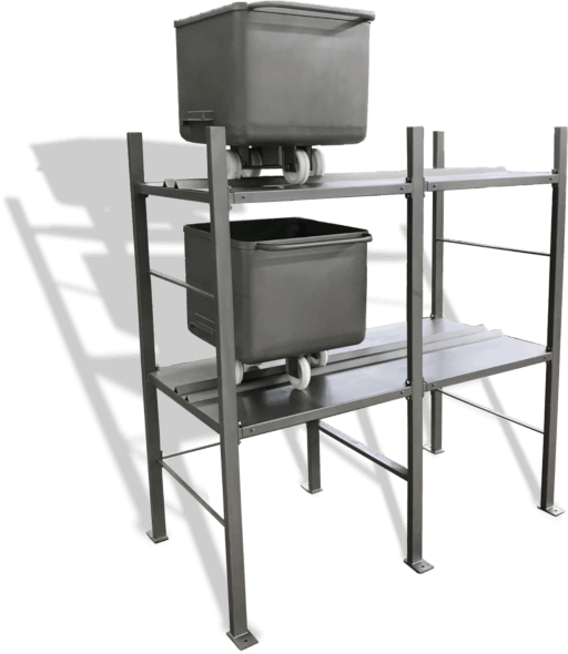 Euroracking Modular foodgrade bin storage system Simpro World