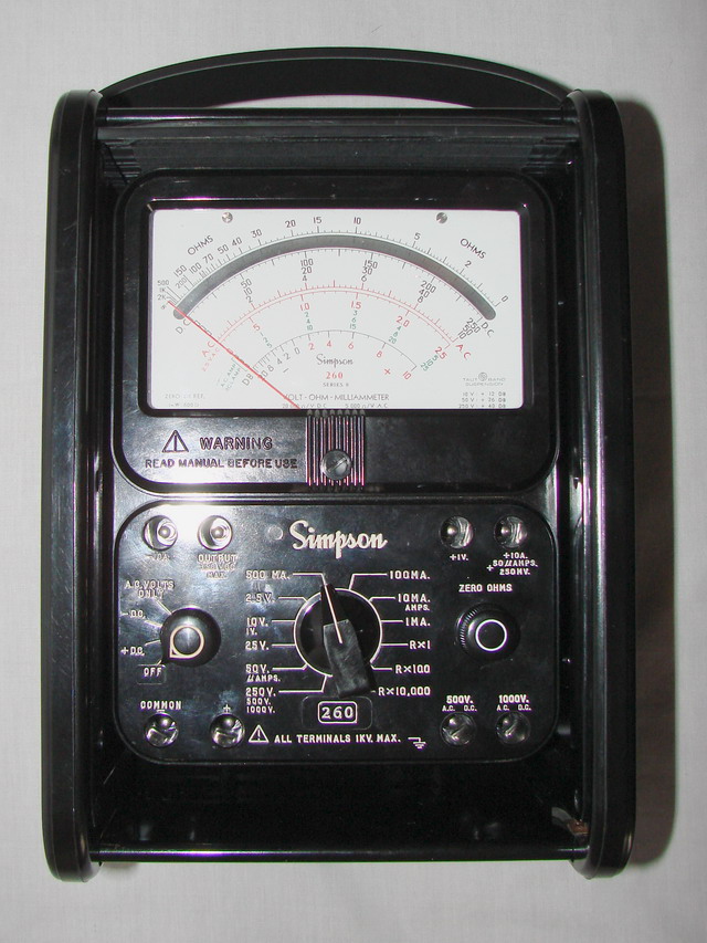 Simpson 2608RT Volt Ohm Milliammeter