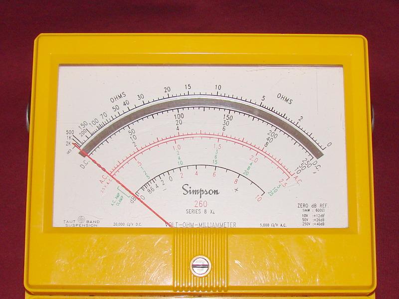 Simpson 2608Xi Volt Ohm Milliammeter