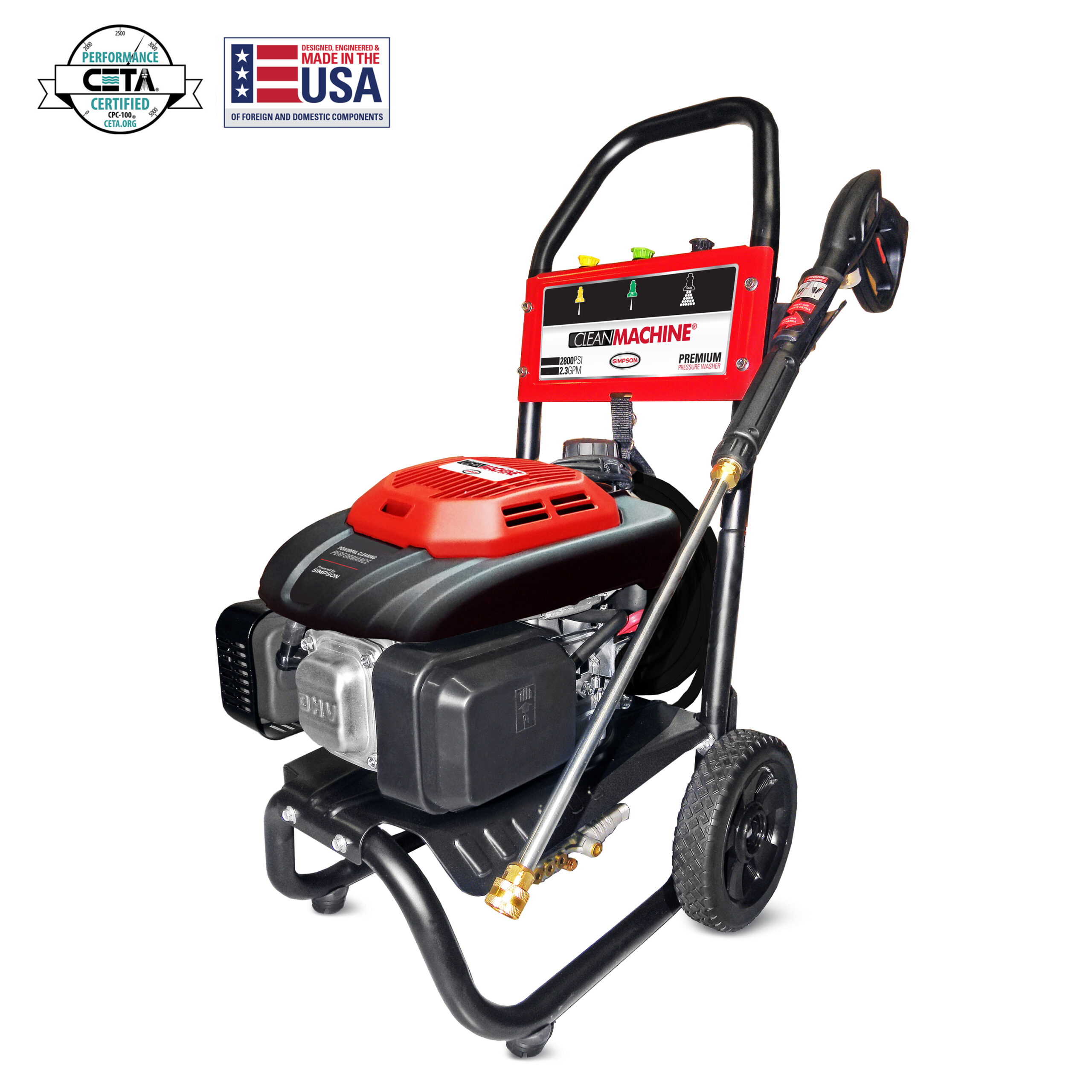 SIMPSON MegaShot 2800 PSI GPM Gas Cold Water Pressure Washer With HONDA