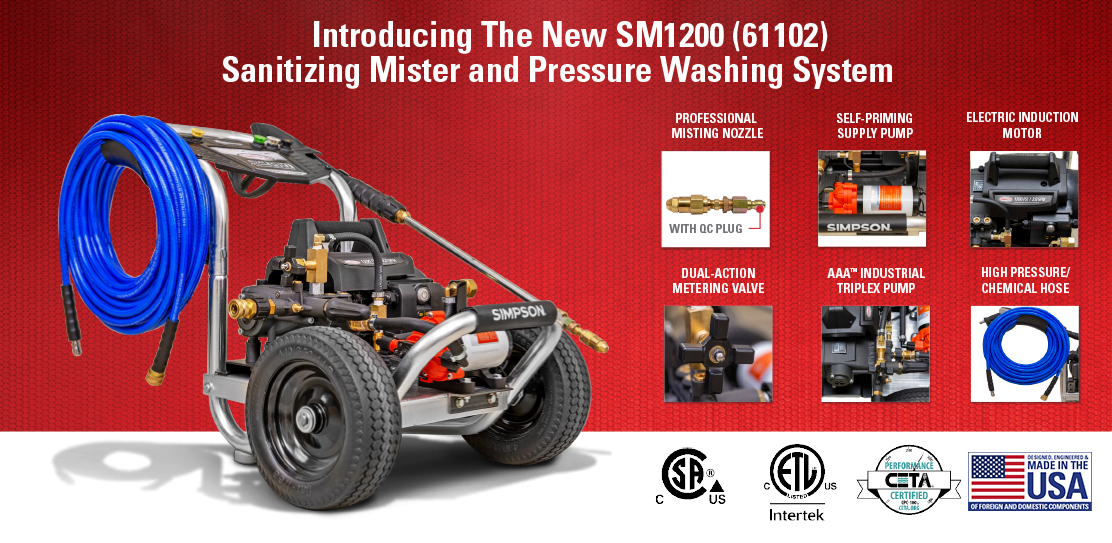 SIMPSON® pressure washers join the fight against COVID-19 | Simpson