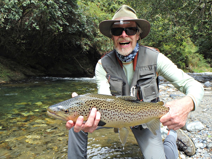 Fly Fishing for Brown Trout in Nelson NZ Simpson Fly Fishing