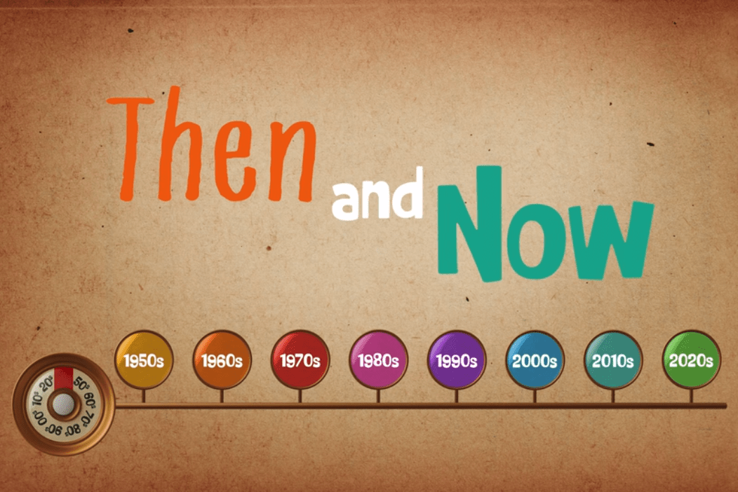 BBC Teach Educational Series, 'Then and Now' SimpsonHaugh