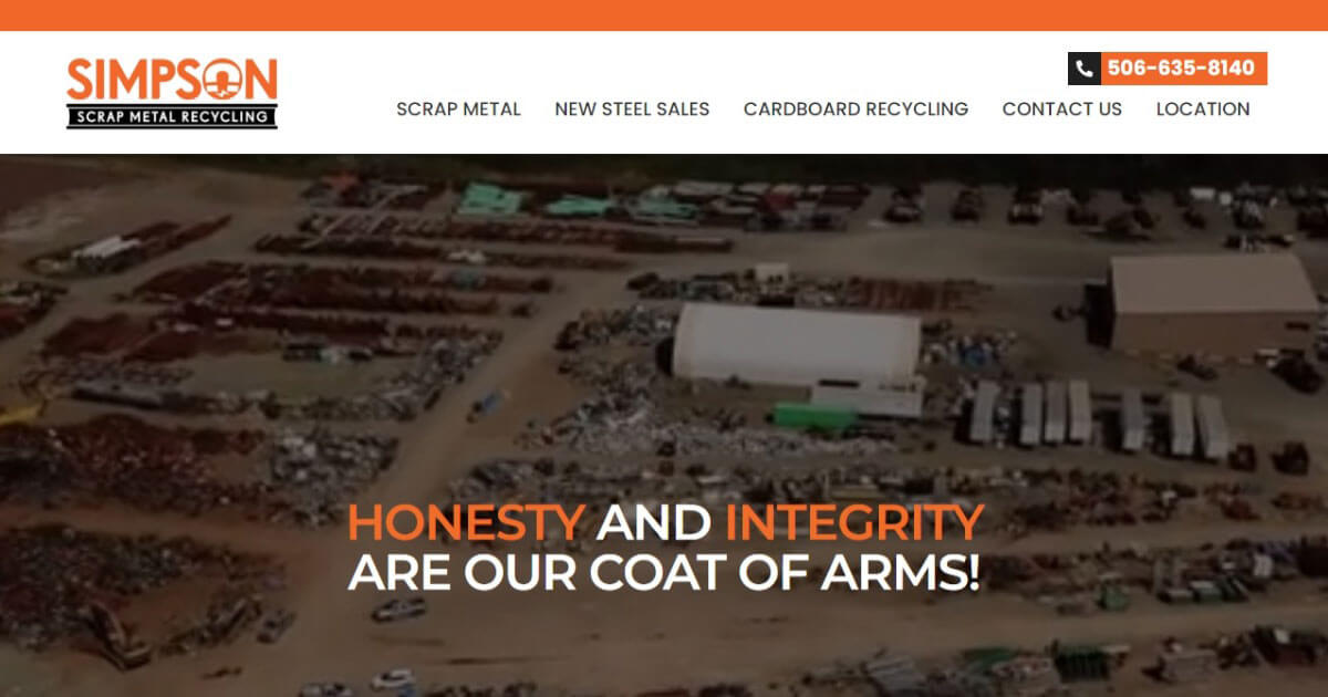 Home Page Simpson Scrap Metal Recycling