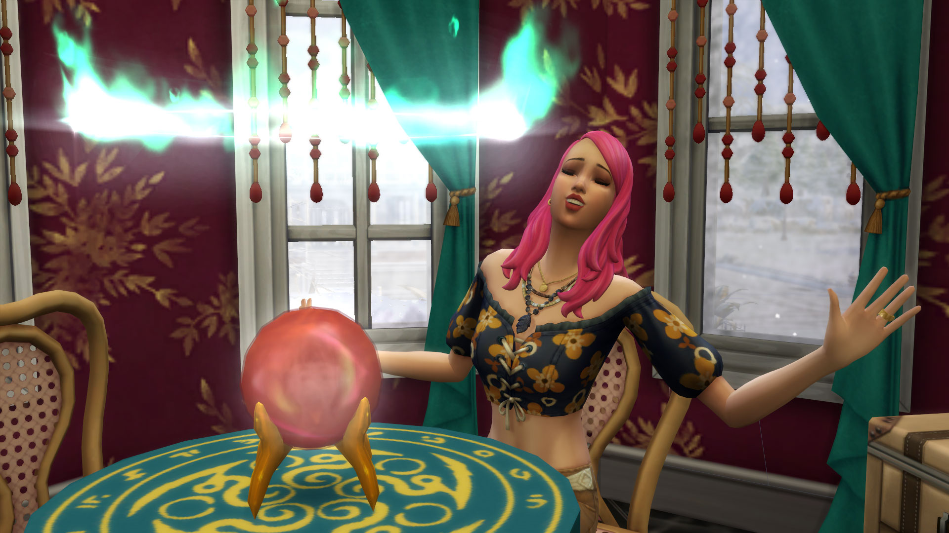 Host Séances and Perform Powerful Rituals with the Medium skill Sims