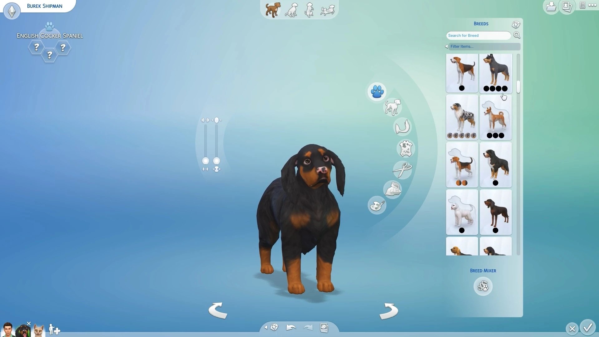 Lista wszystkich ras z The Sims 4 Psy i koty DOTsim
