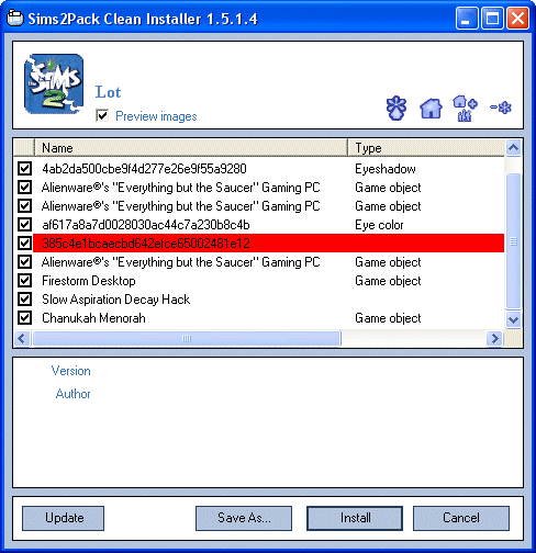 Sims2Pack Clean Installer Manual