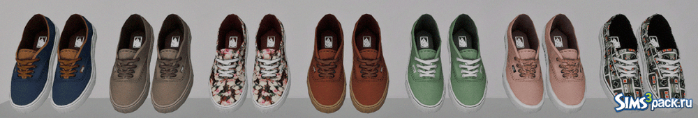 Скачать кеды Vans Authentic Pro от dreamteamsims для Симс 4