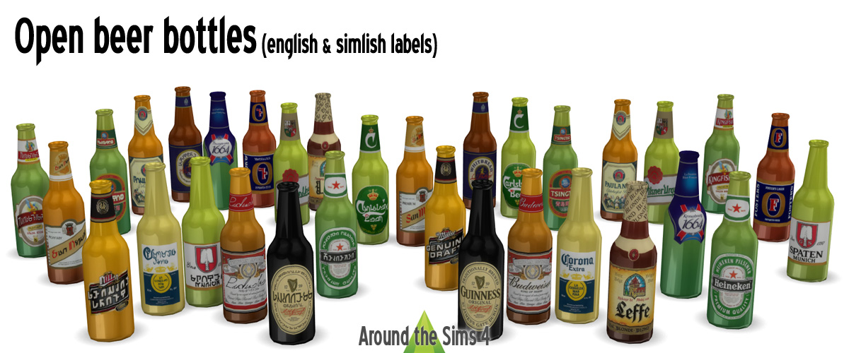 Around the Sims 4 Custom Content Download Objects Beers of the World