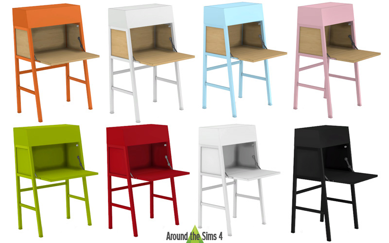 Around the Sims 4 Custom Content Download Objects IKEA Desks