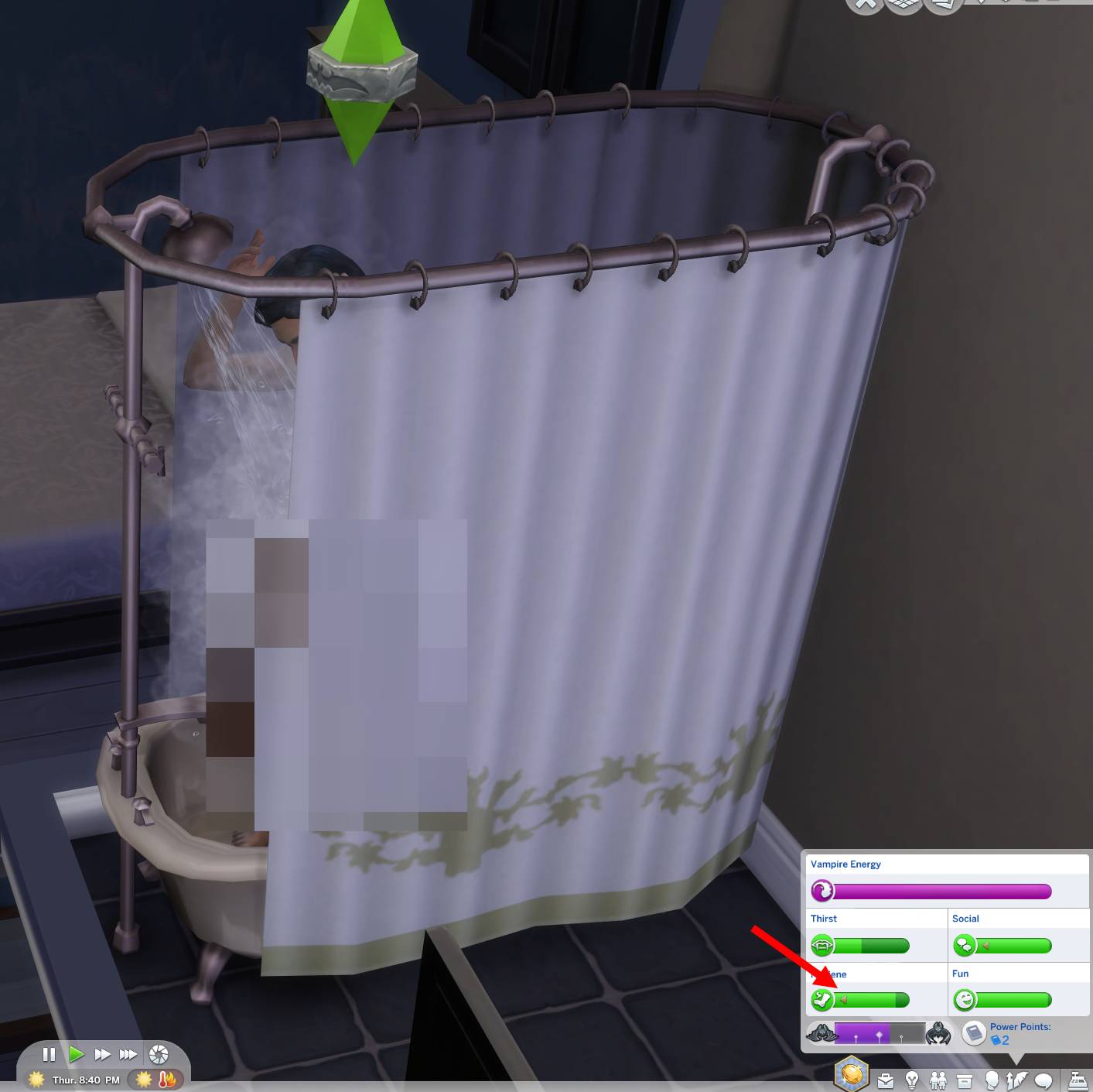 Sims 4 Shower Tub Combo
