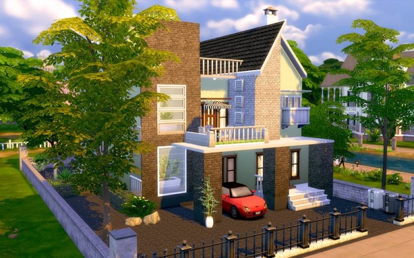 Homeless Sims Contemporary modern house • Sims 4 Downloads