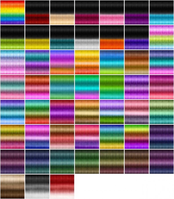 Jenni Sims Textures for retextured hair sims 4 ( 251 colors) • Sims 4