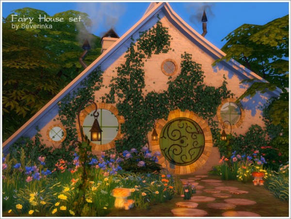 Sims by Severinka Fairy house set • Sims 4 Downloads