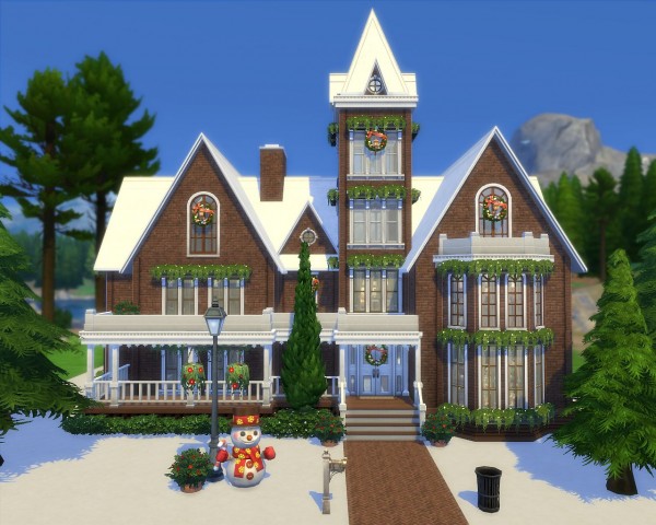 Simplicity sims Victorian house no CC • Sims 4 Downloads
