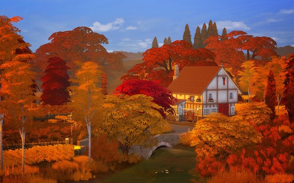 DaniParadise Autumn in windenburg • Sims 4 Downloads