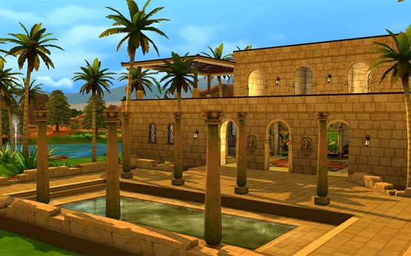 Ihelen Sims Arabic Hammam by Rany Randolff • Sims 4 Downloads