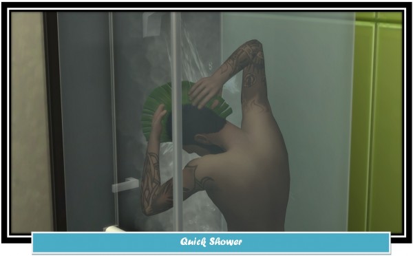 Mod The Sims New Option Quick Shower by LittleMsSam • Sims 4 Downloads