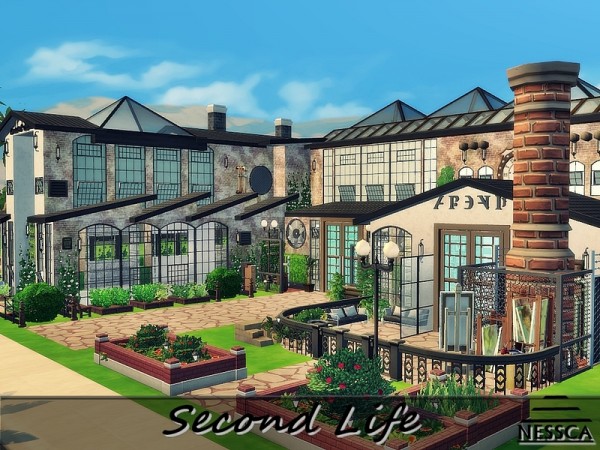 The Sims Resource Second Life house by Nessca • Sims 4 Downloads