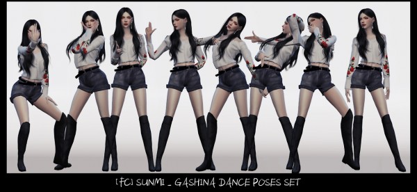 Flower Chamber Dance poses set • Sims 4 Downloads
