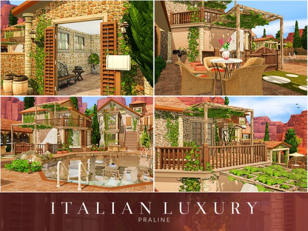 The Sims Resource Italian Luxury House by Praline Sims