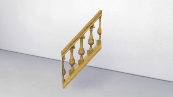 Mod The Sims King's Stair Railing by TheJim07 • Sims 4 Downloads