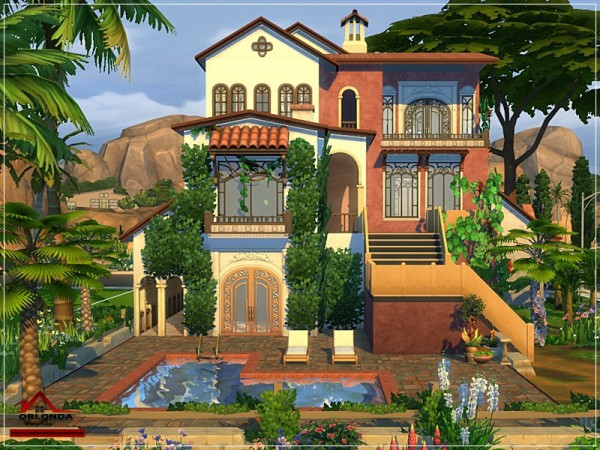 The Sims Resource Orlonda House No CC by marychabb • Sims 4 Downloads