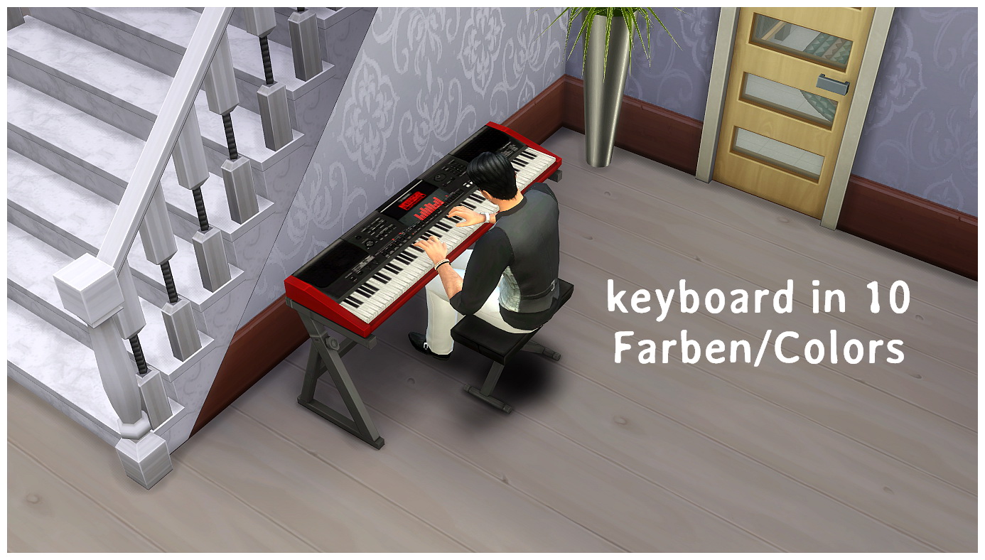 Keyboard by hippy70 from Mod The Sims • Sims 4 Downloads