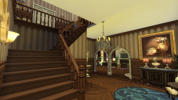 British Family Manor (no cc) by Dixie Nourmous from Mod The Sims • Sims 4 Downloads