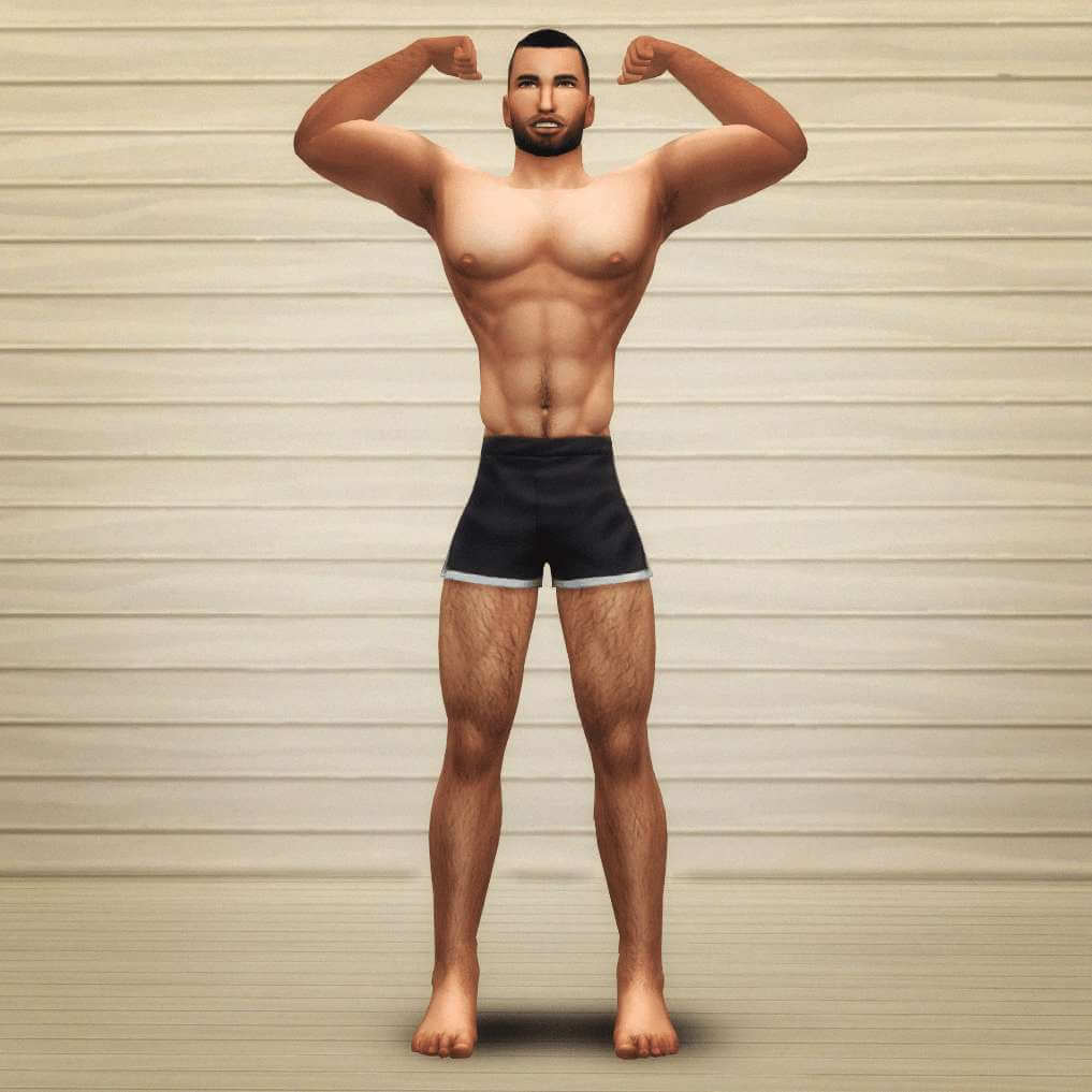 4 Bodybuilding Poses Sims4File