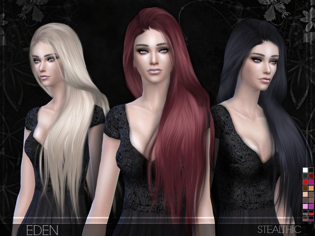 Sims 4 Hairs Stealthic Eden hairstyle by Stealthic