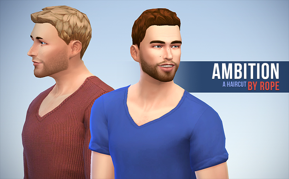 Sims 4 Hairs Simsontherope Abitions hairstyle by Rope