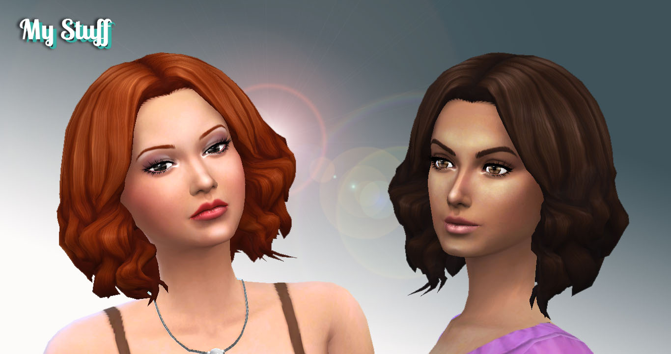 Sims 4 Hairs Mystufforigin Aurora hair