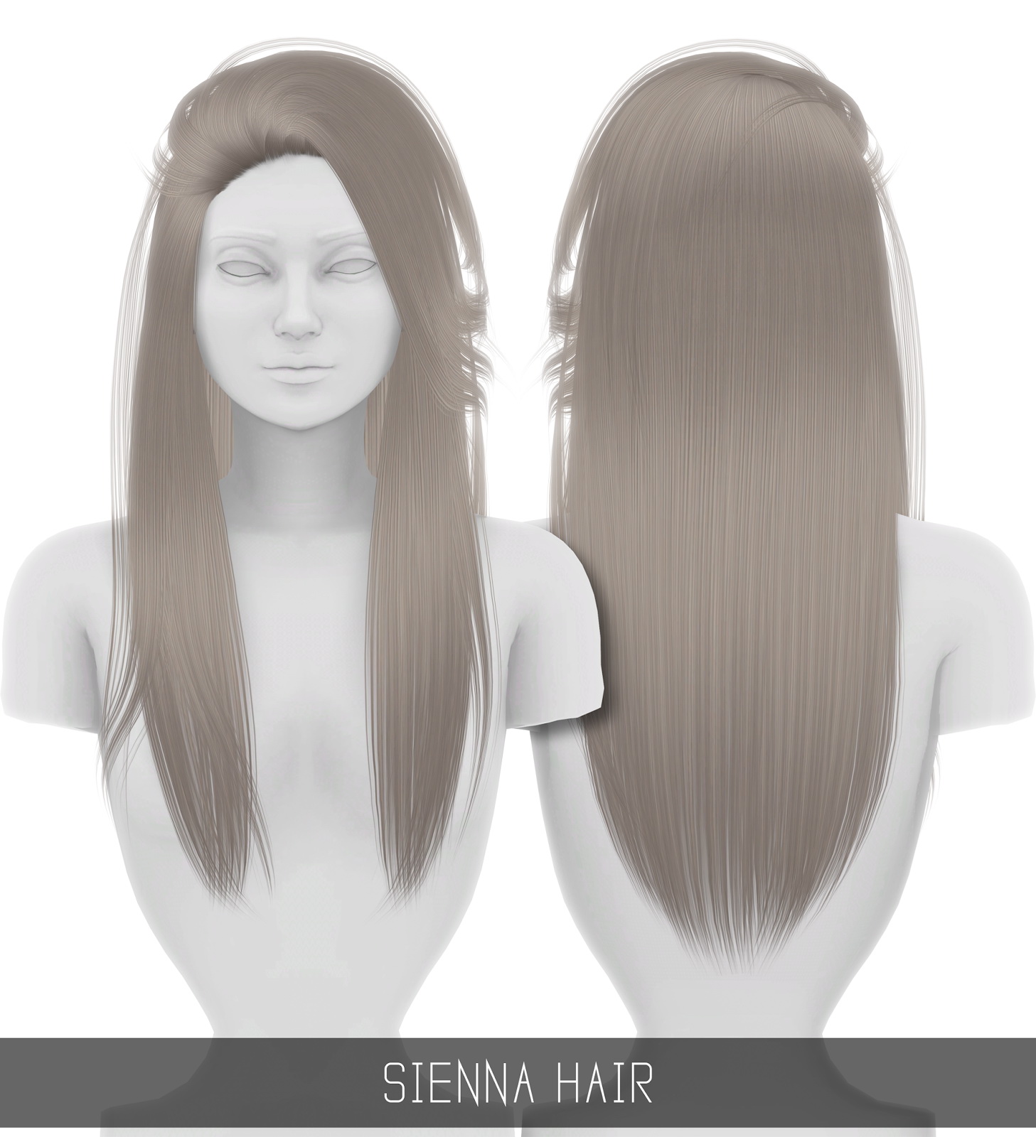 Sims 4 Hairs Simpliciaty Sienna hair