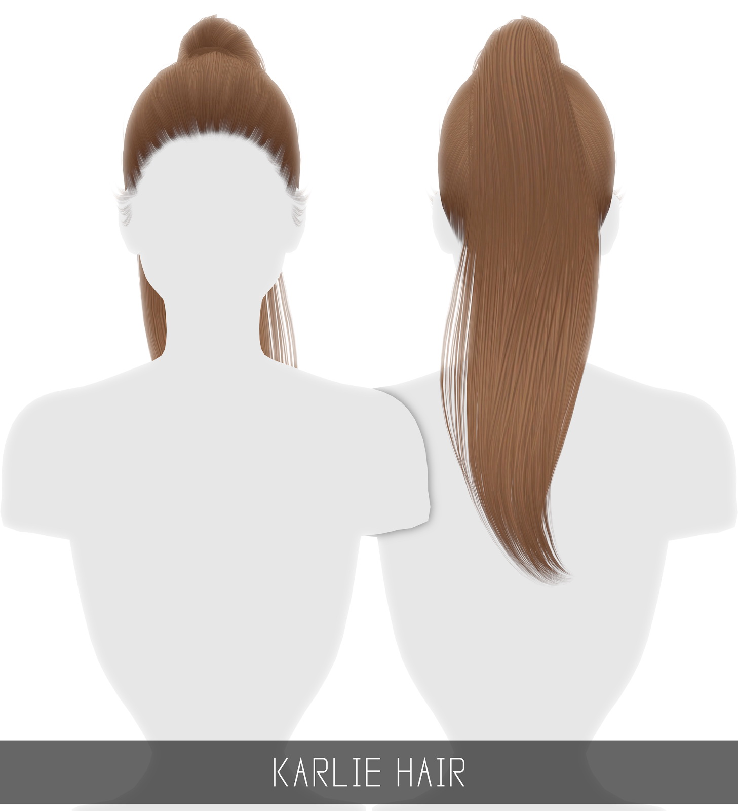Simpliciaty Karlie hair Sims 4 Hairs