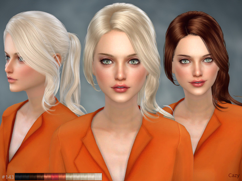Sims 4 Hairs The Sims Resource Unofficial Hair by Cazy