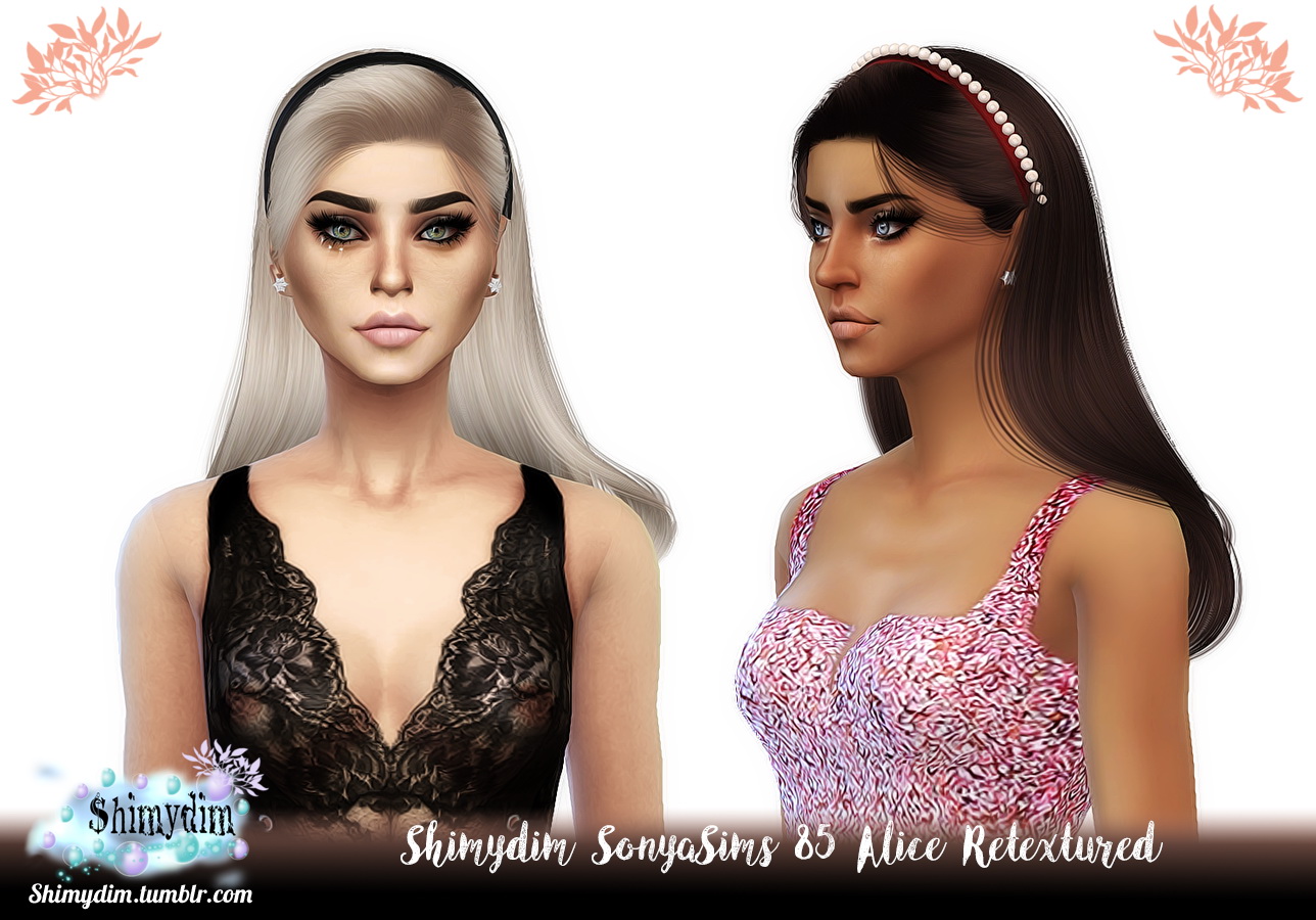 Alice Hair Retexture Shimydim Sims 4 Hairs